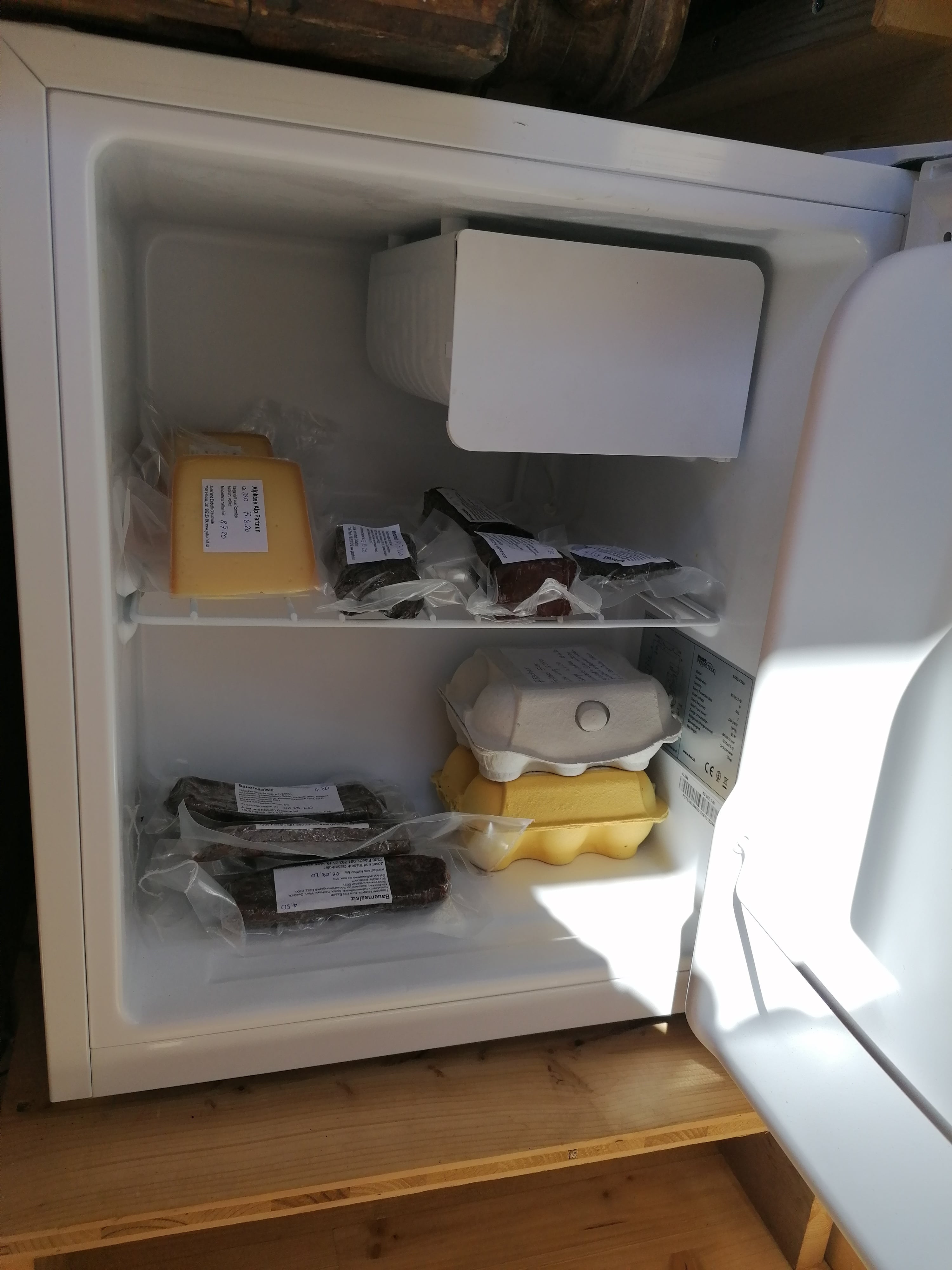 Fleischwaren im Hofladen